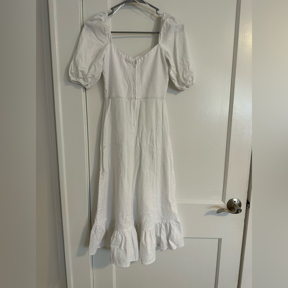 White midi dress size Xs - Picture 4 of 5